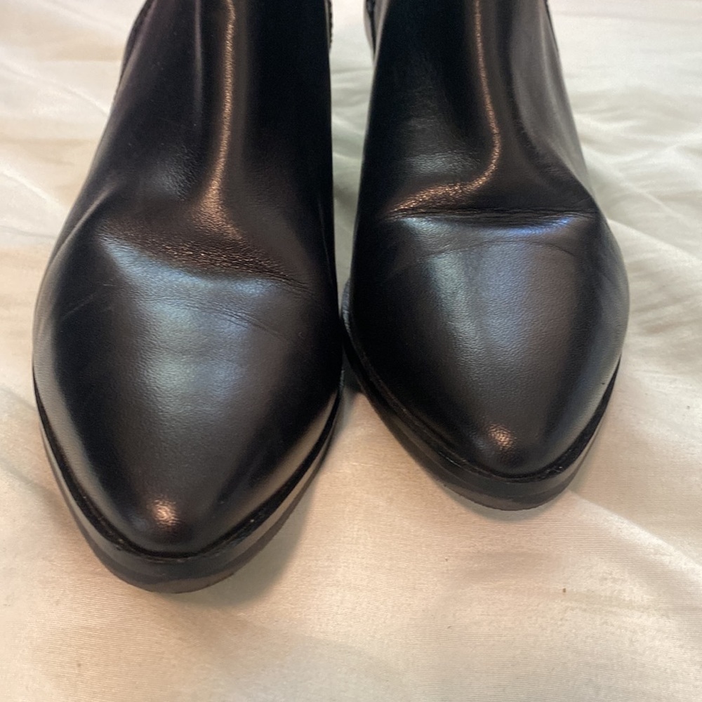 Cole Haan Marinne Black leather ankle boots 9 - Picture 6 of 9